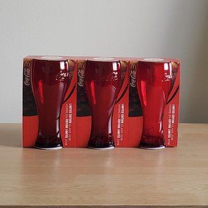 McDonald's Limited Edition Red Coca-Cola Glass 2018